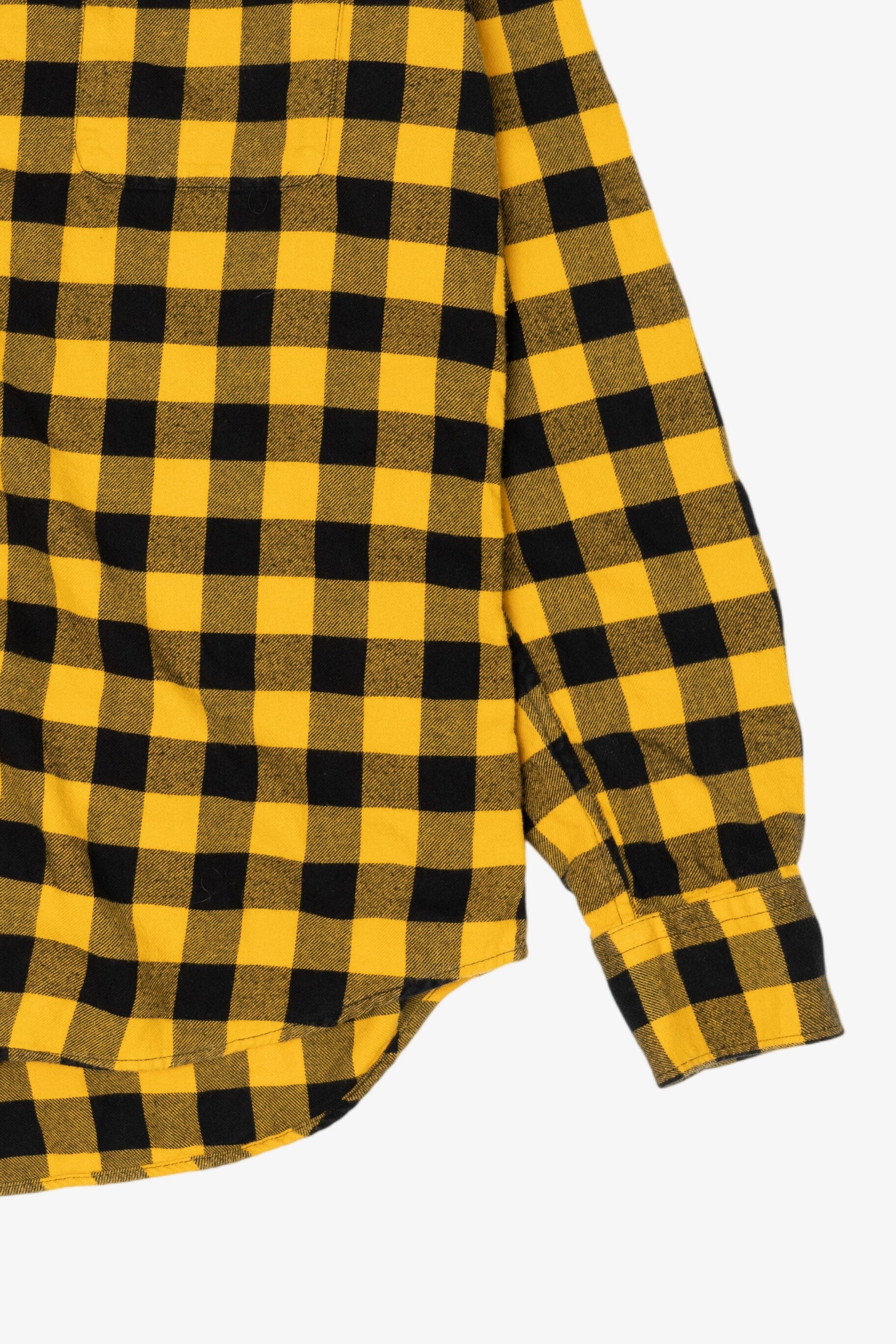 Black And Yellow Flannel Shirt