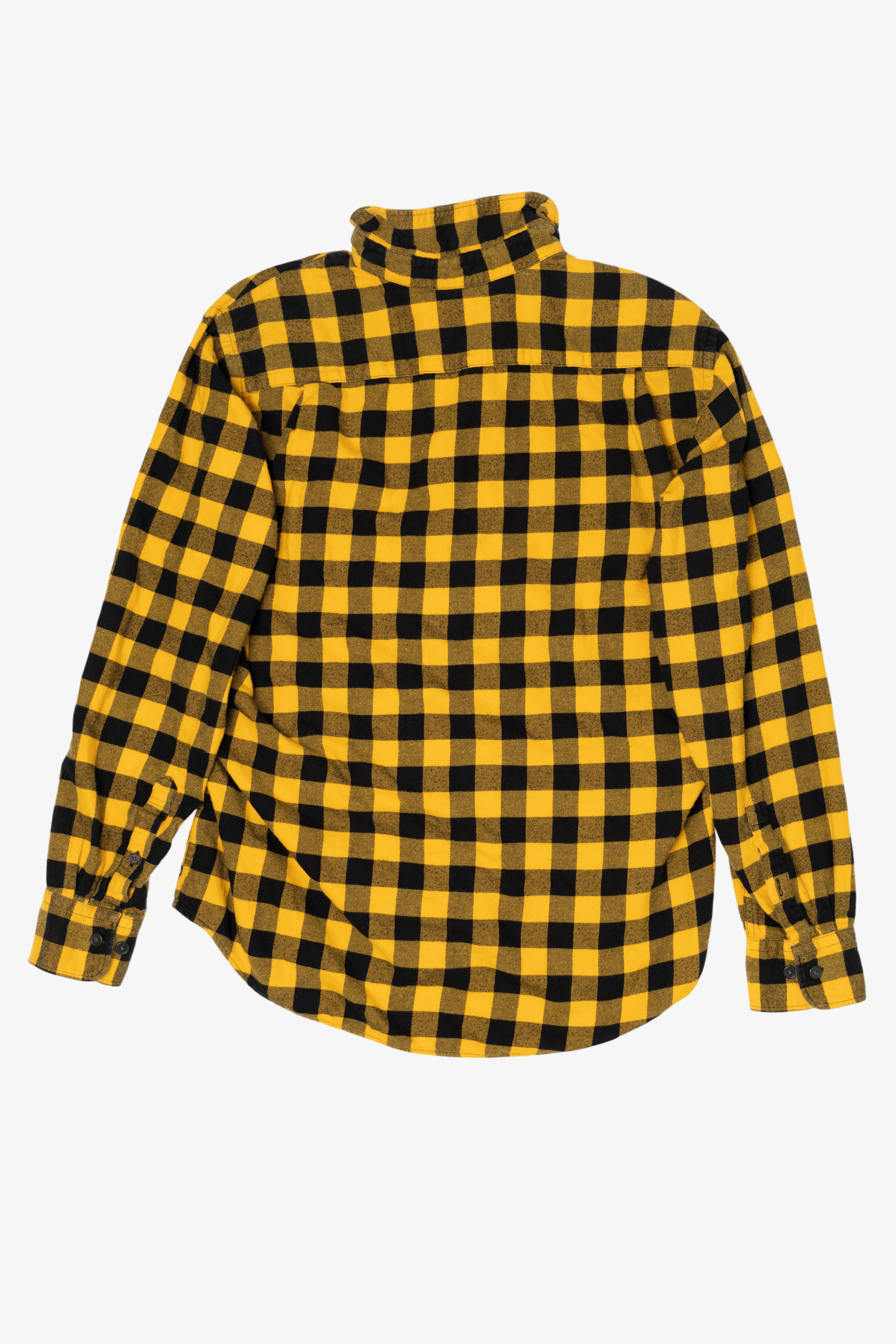 Black And Yellow Flannel Shirt