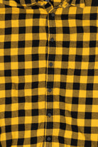 Black And Yellow Flannel Shirt