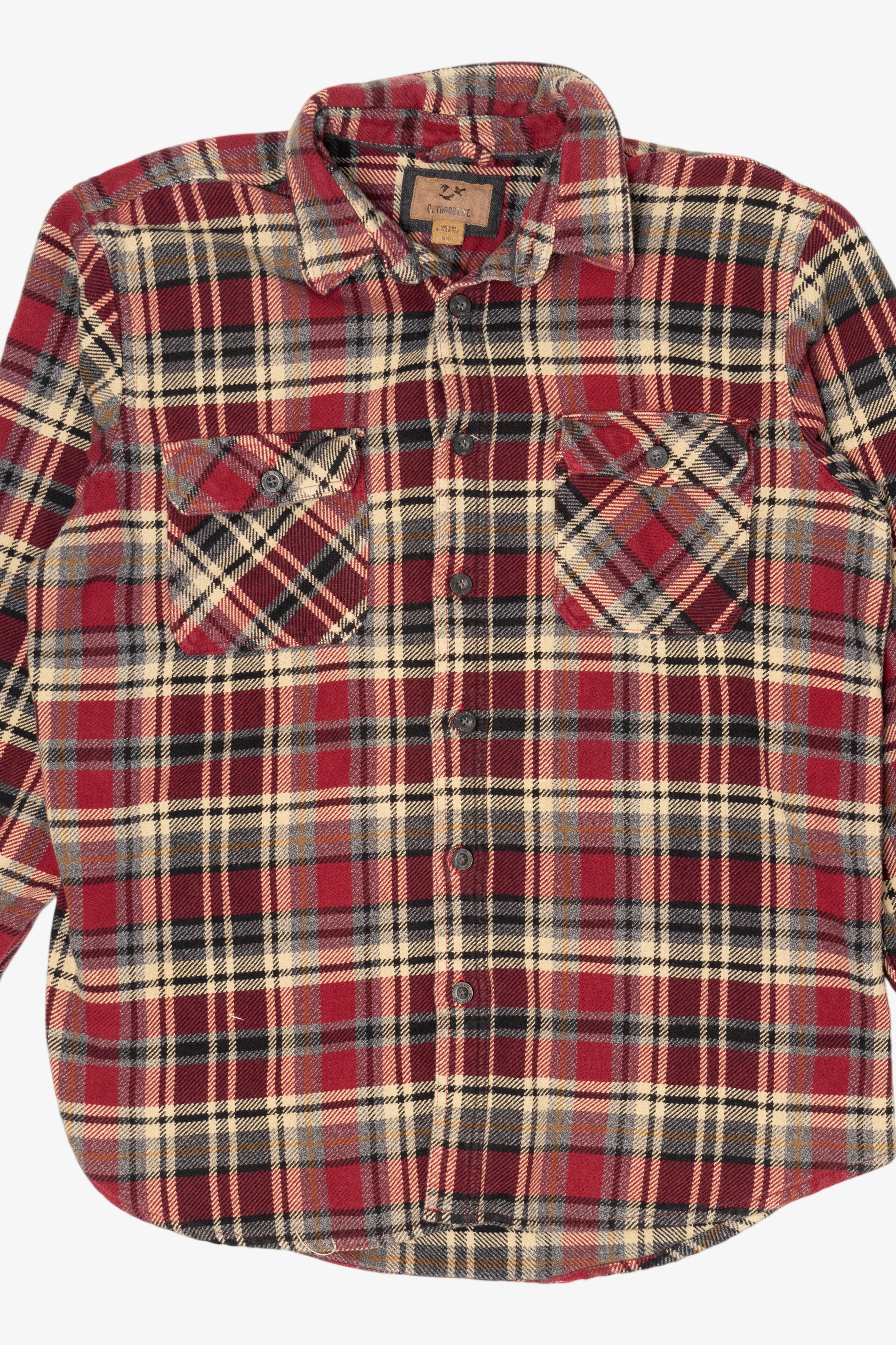 Red Outdoor Life Flannel Shirt