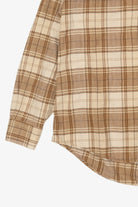 Beige Bill Blass Flannel Shirt