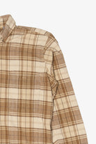 Beige Bill Blass Flannel Shirt