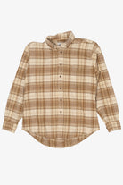Beige Bill Blass Flannel Shirt