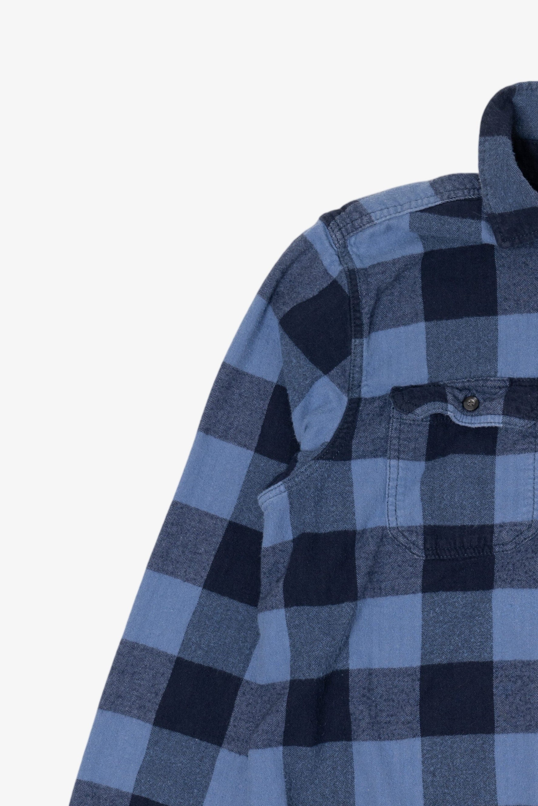 Blue George Flannel Shirt