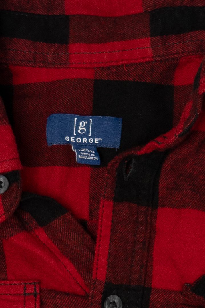 Red George Flannel Shirt