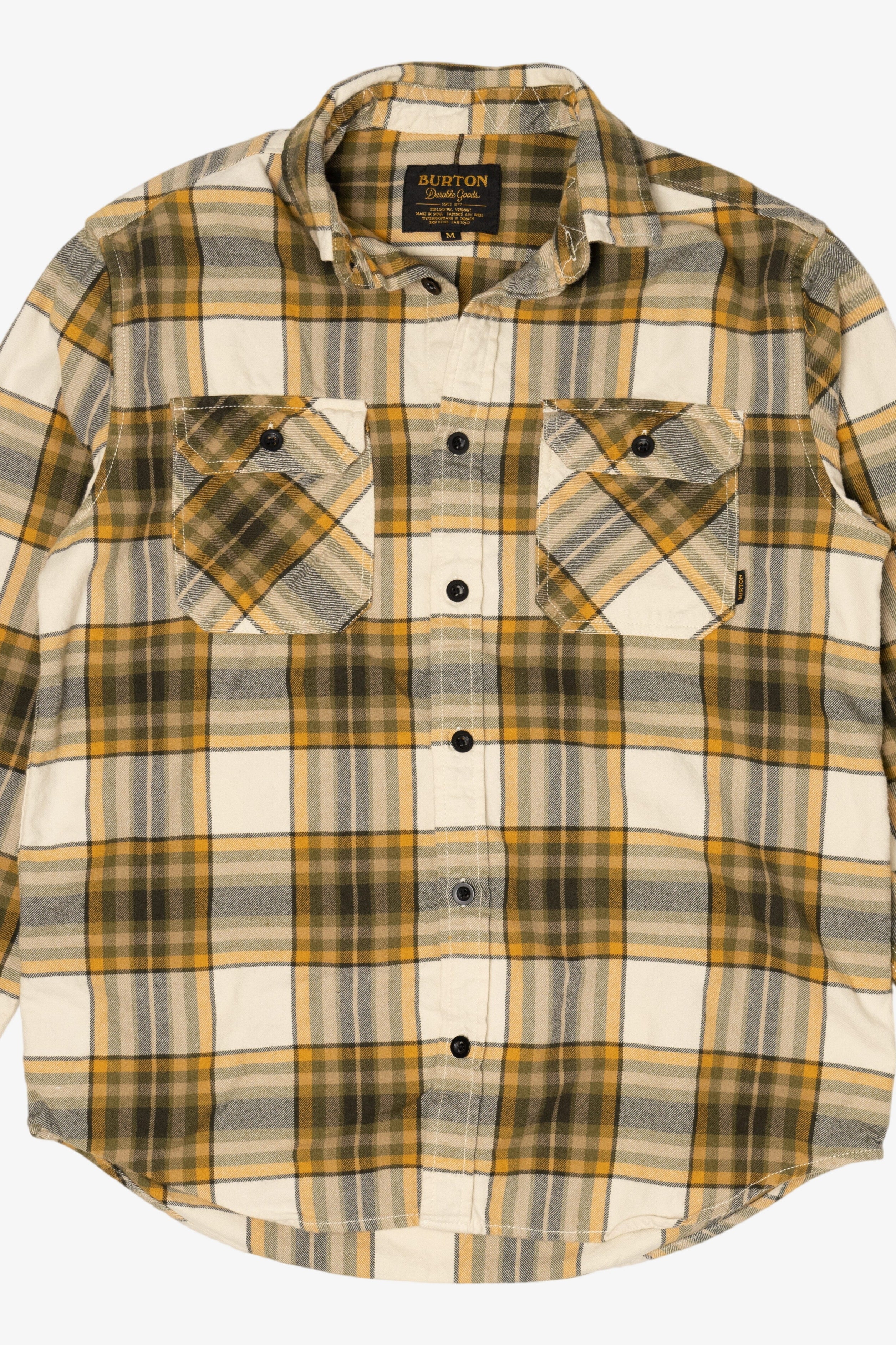 Yellow Burton Flannel Shirt