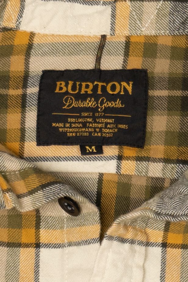 Yellow Burton Flannel Shirt