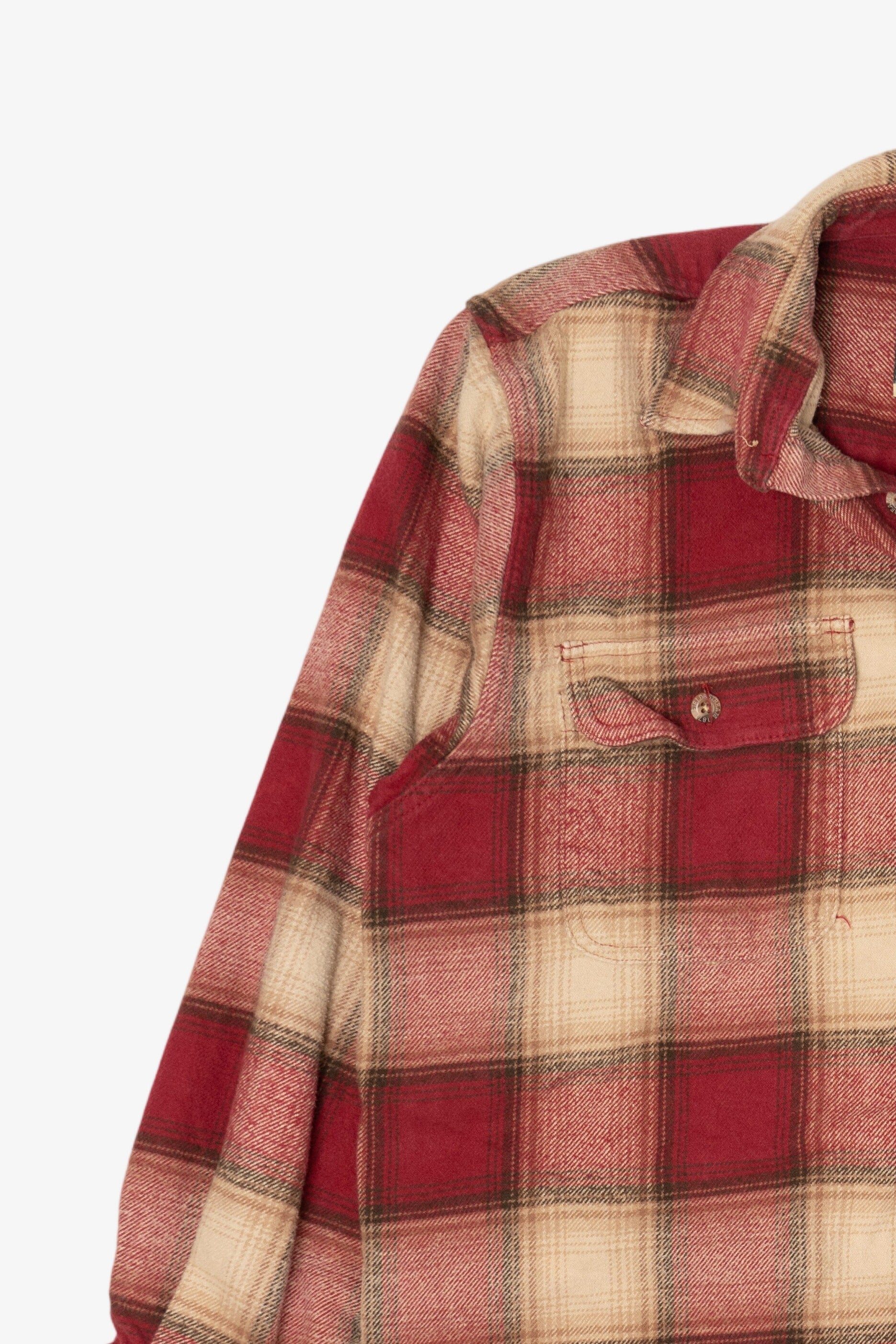 Red And Yellow Field & Stream Flannel Shirt