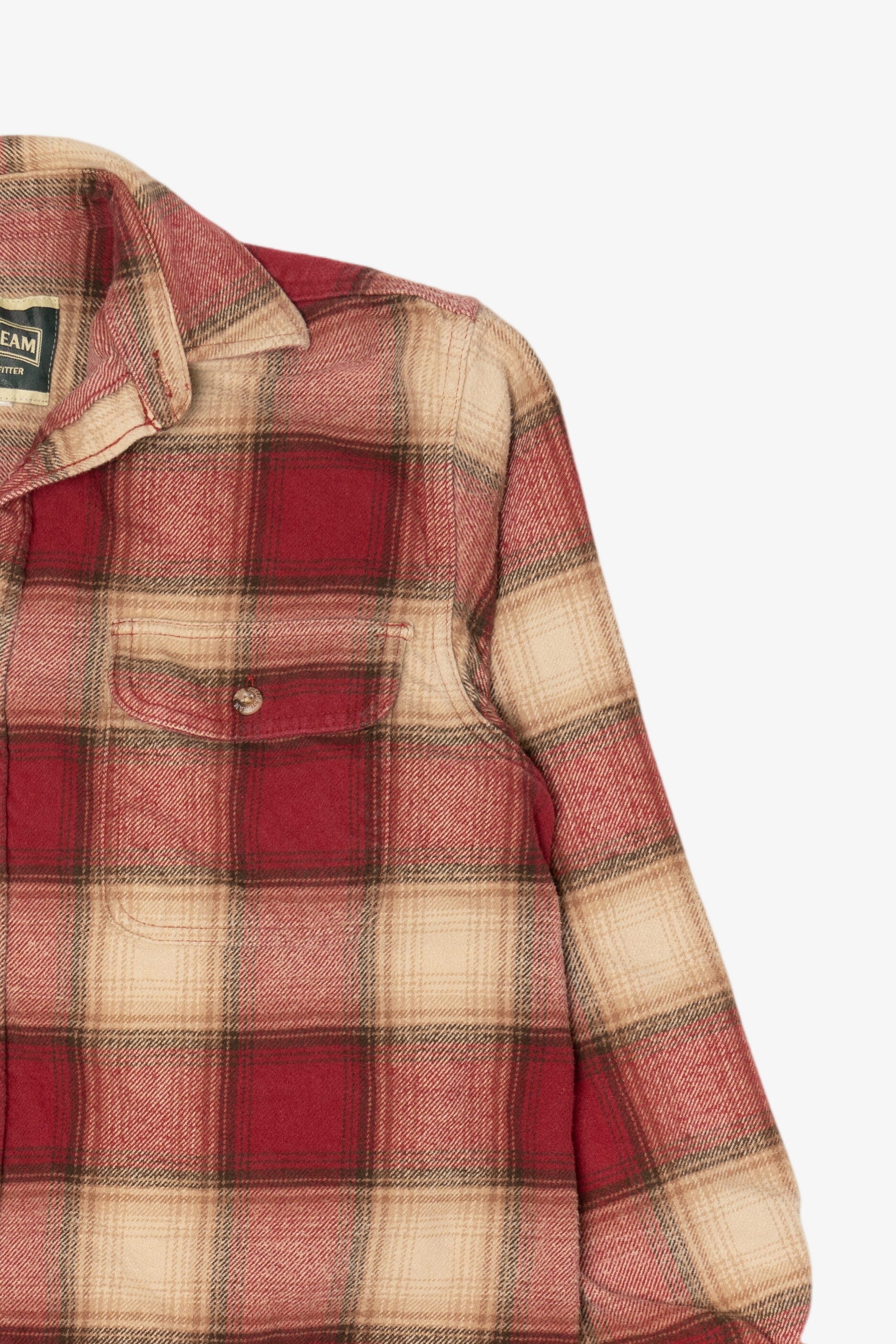 Red And Yellow Field & Stream Flannel Shirt