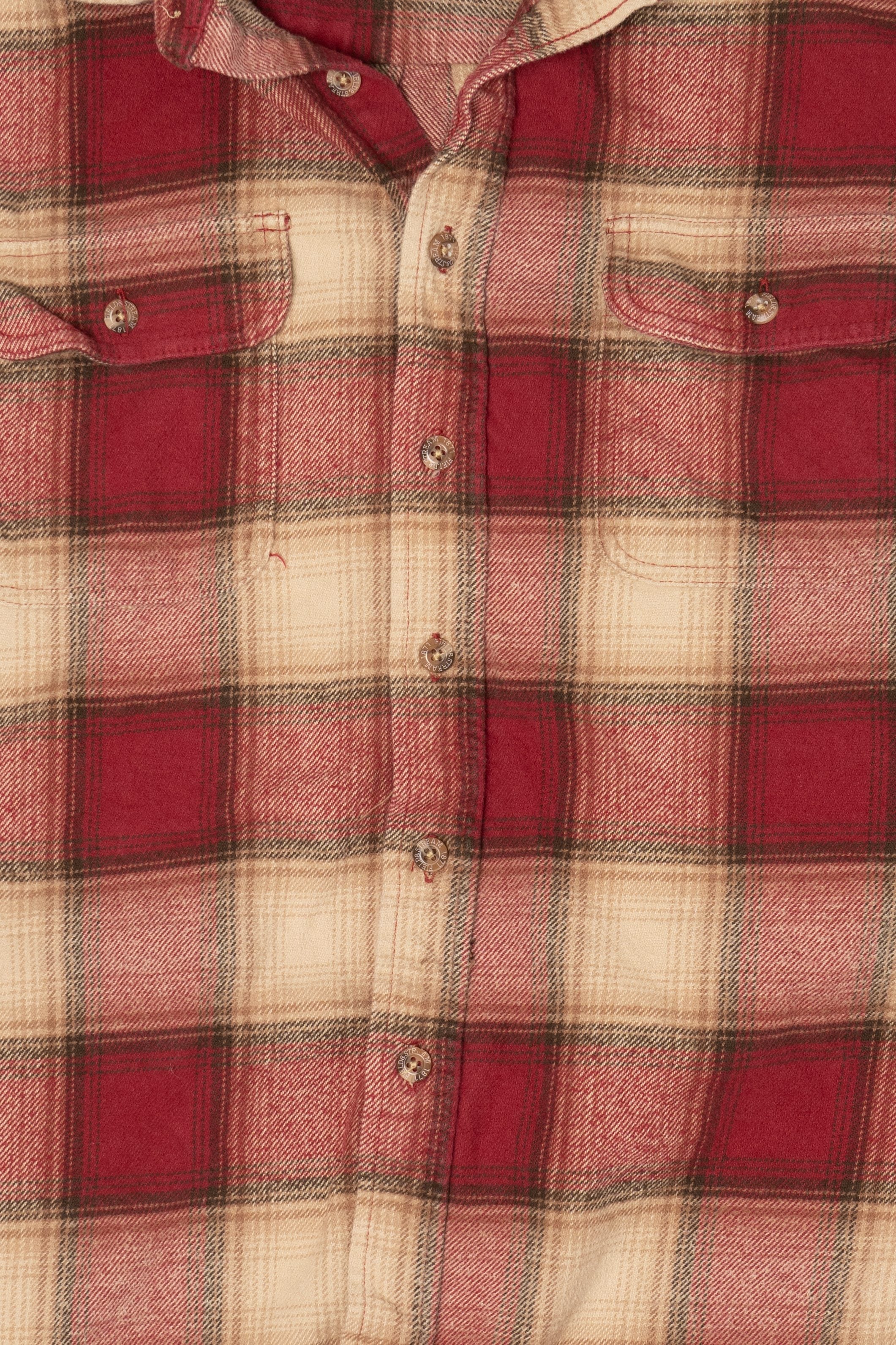 Red And Yellow Field & Stream Flannel Shirt