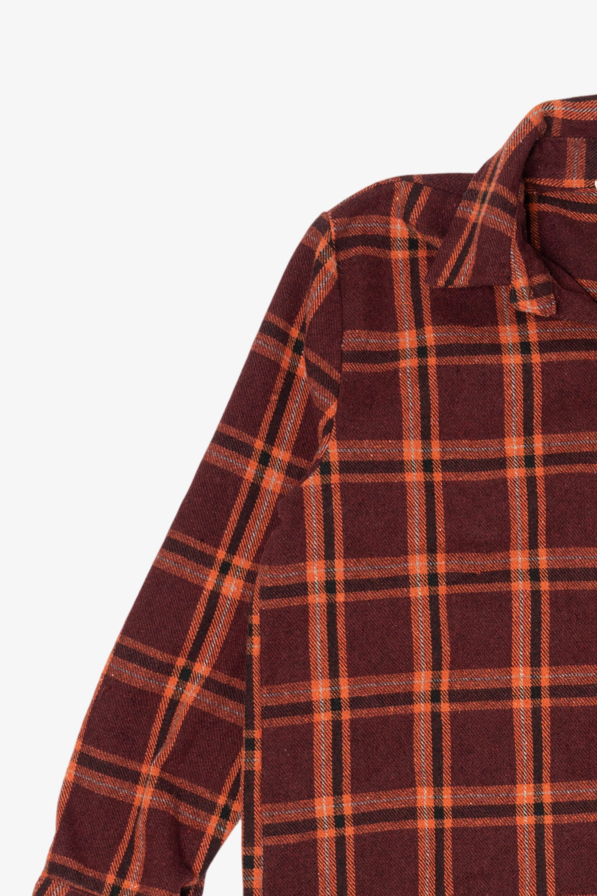 Red And Orange Adora Flannel Shirt