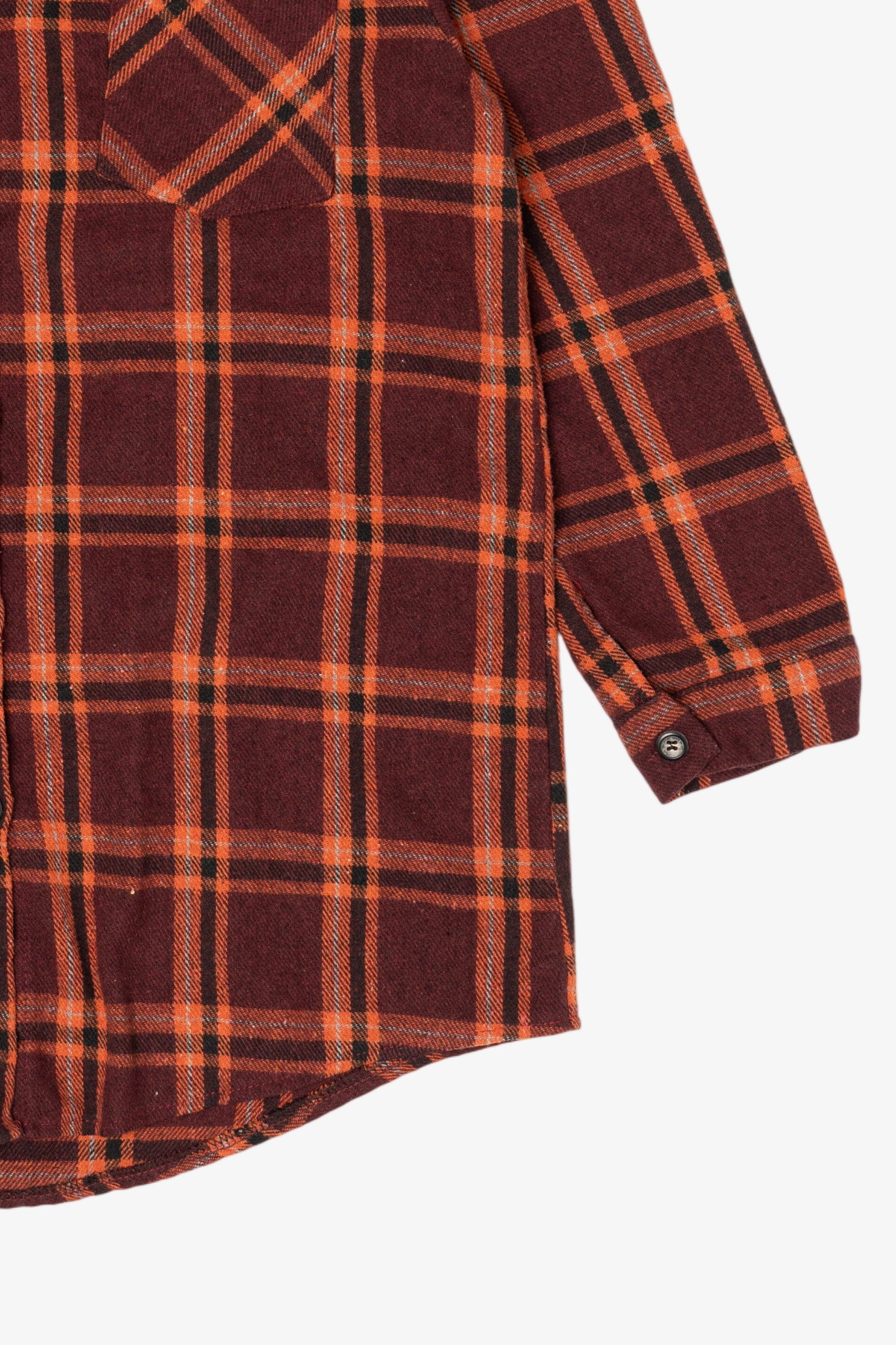 Red And Orange Adora Flannel Shirt