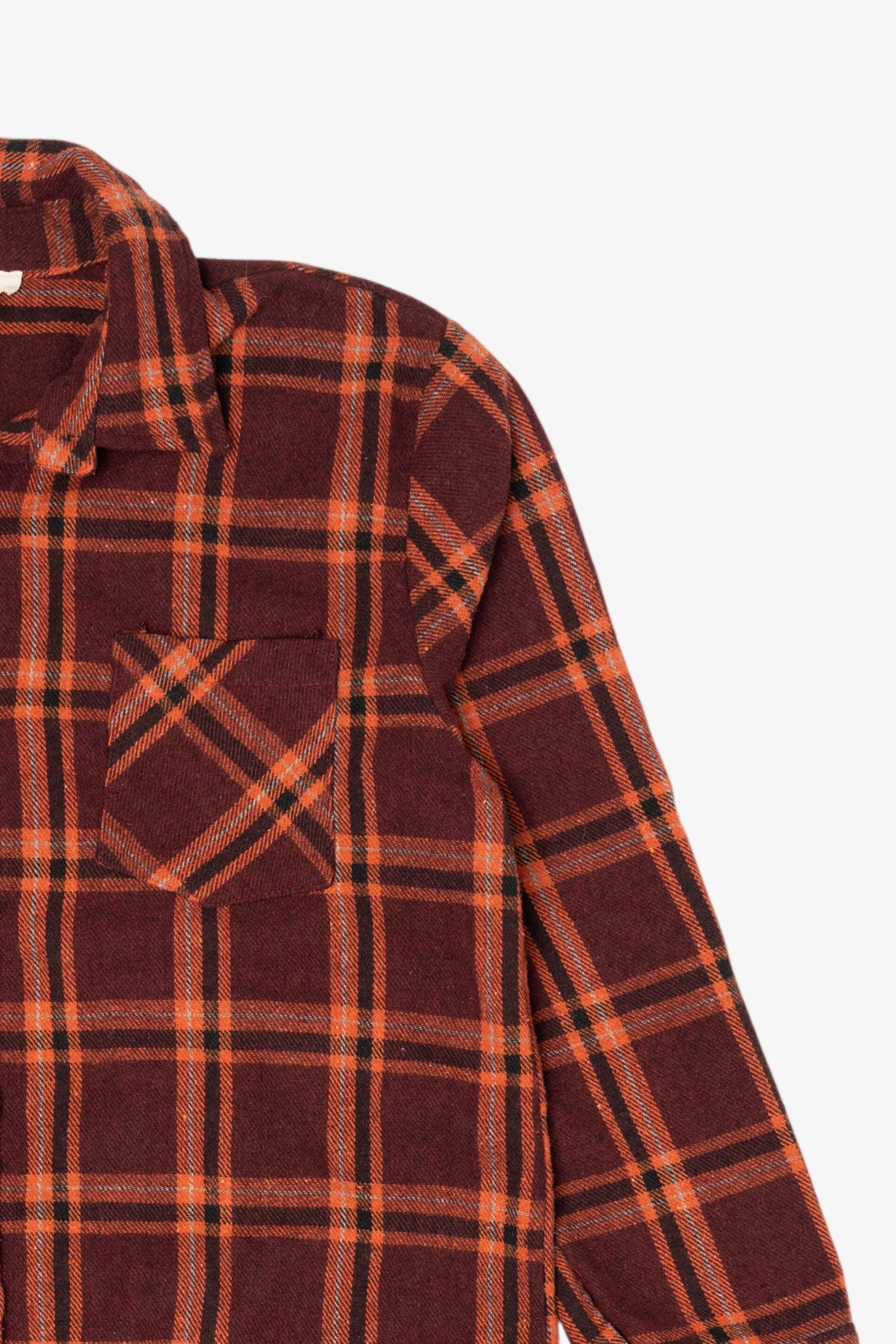 Red And Orange Adora Flannel Shirt