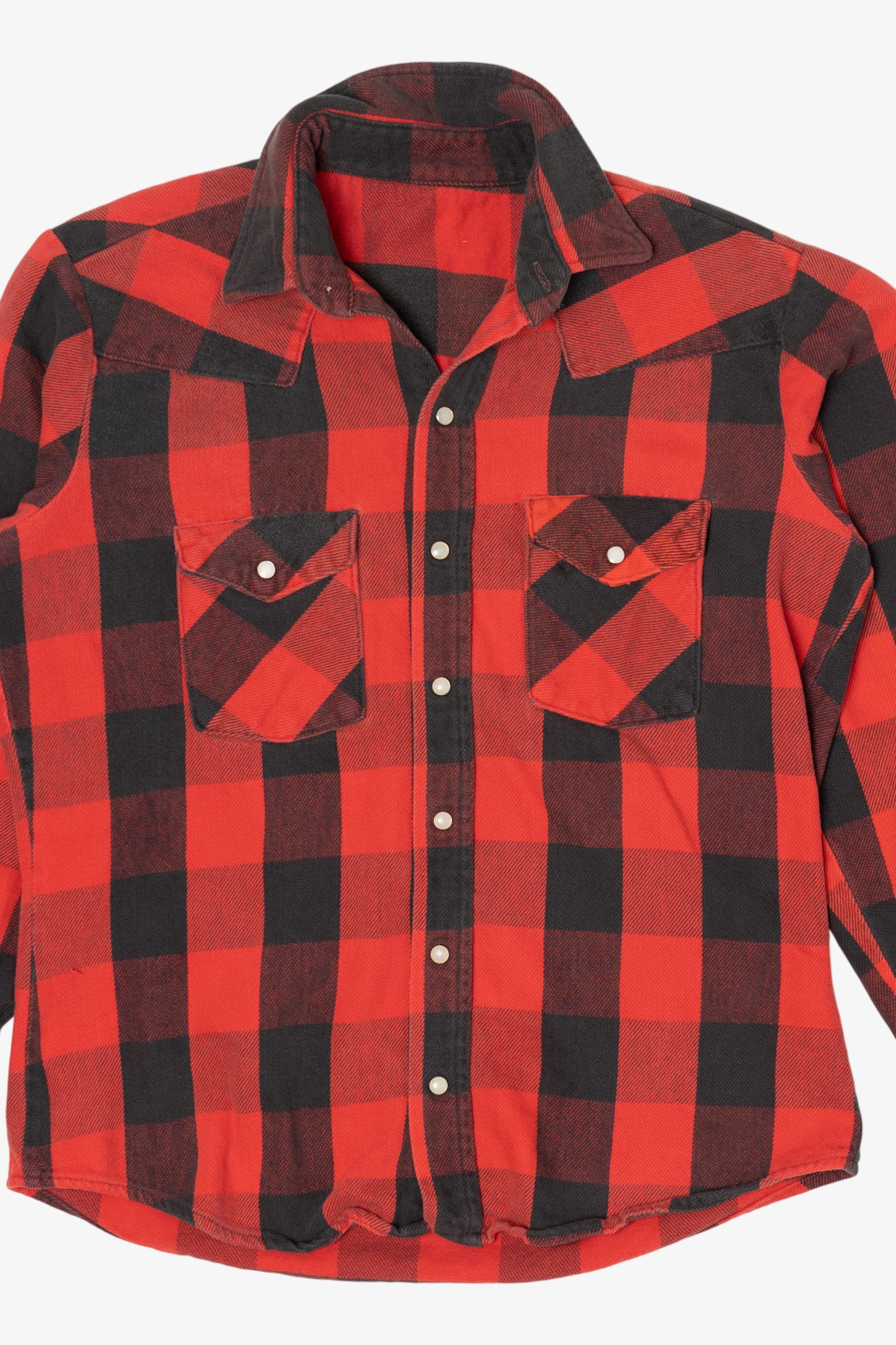 Red And Black Checkered Flannel Shirt