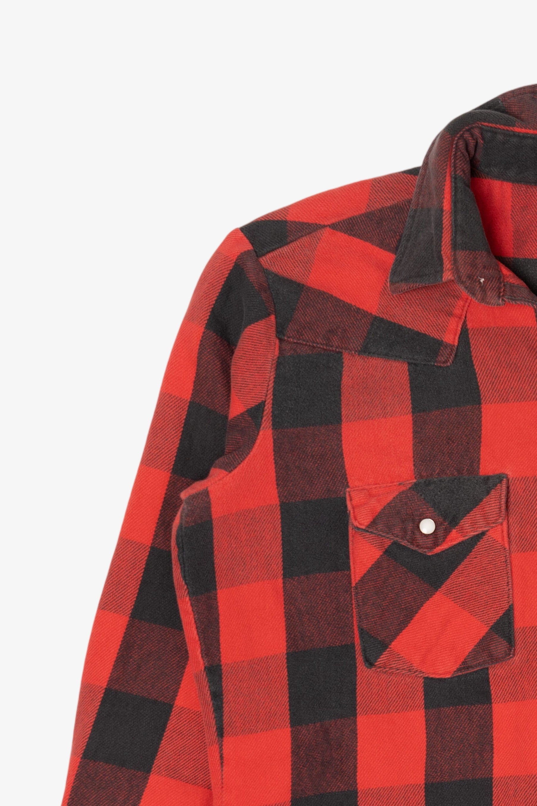 Red And Black Checkered Flannel Shirt