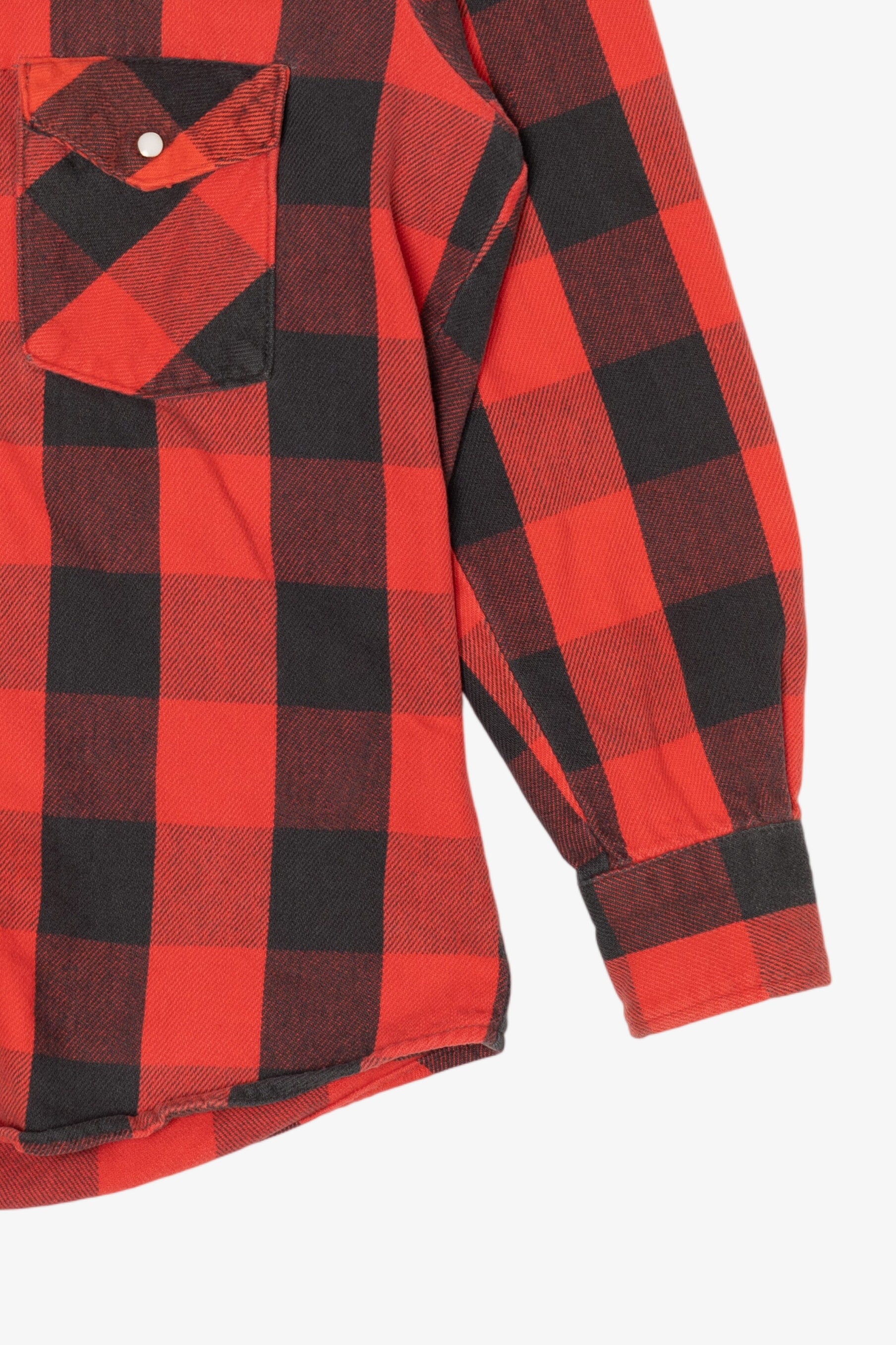Red And Black Checkered Flannel Shirt