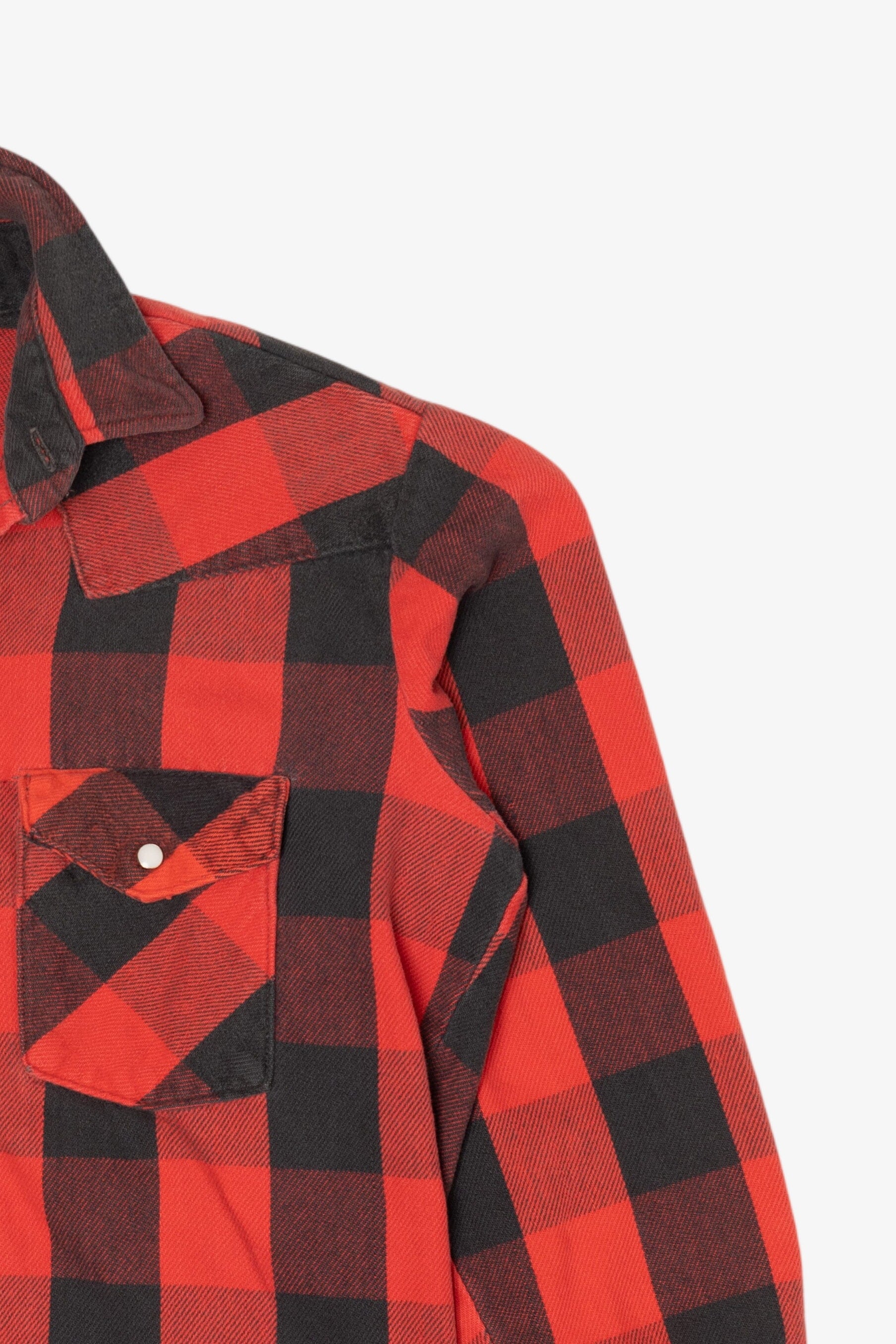 Red And Black Checkered Flannel Shirt
