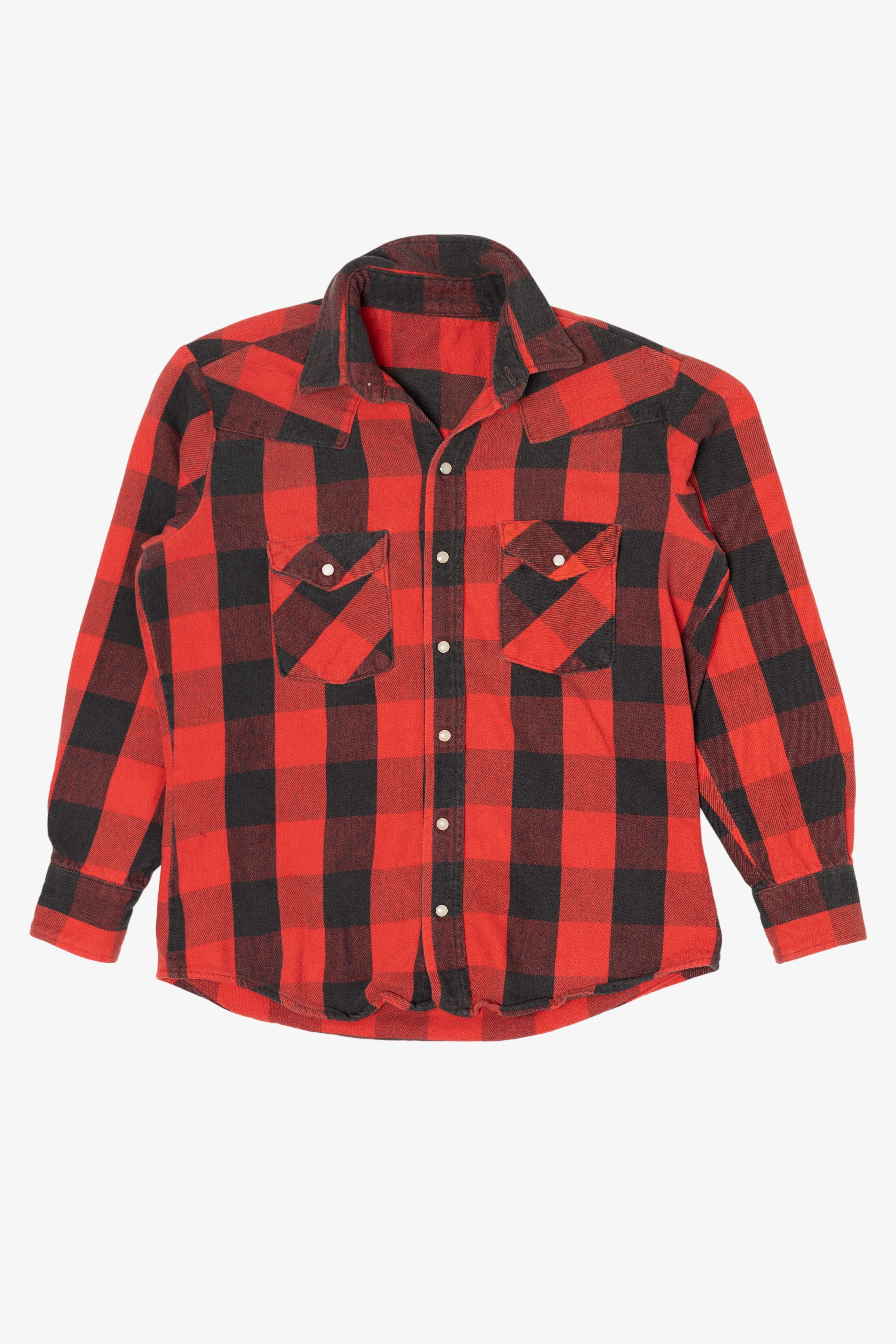Red And Black Checkered Flannel Shirt