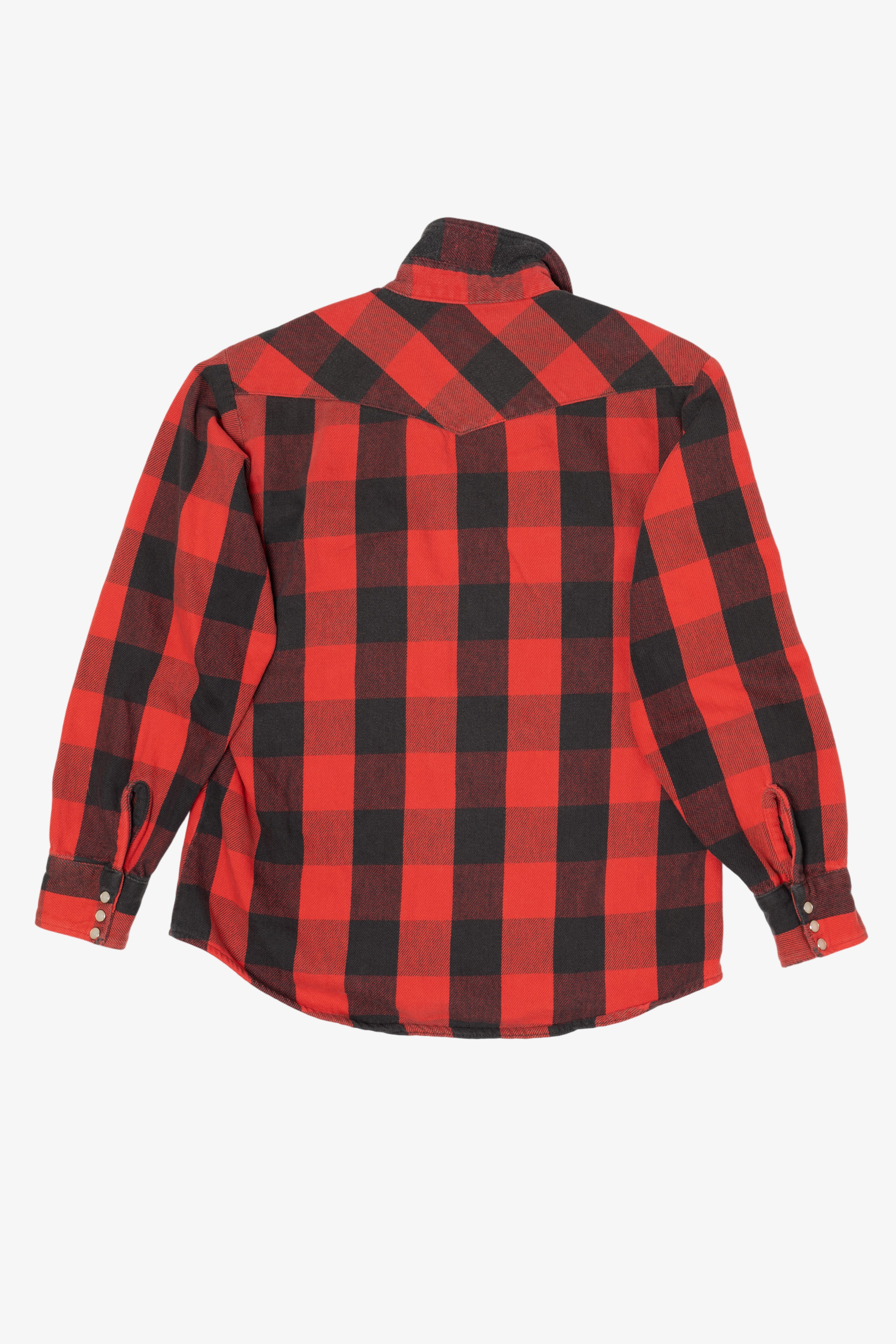 Red And Black Checkered Flannel Shirt