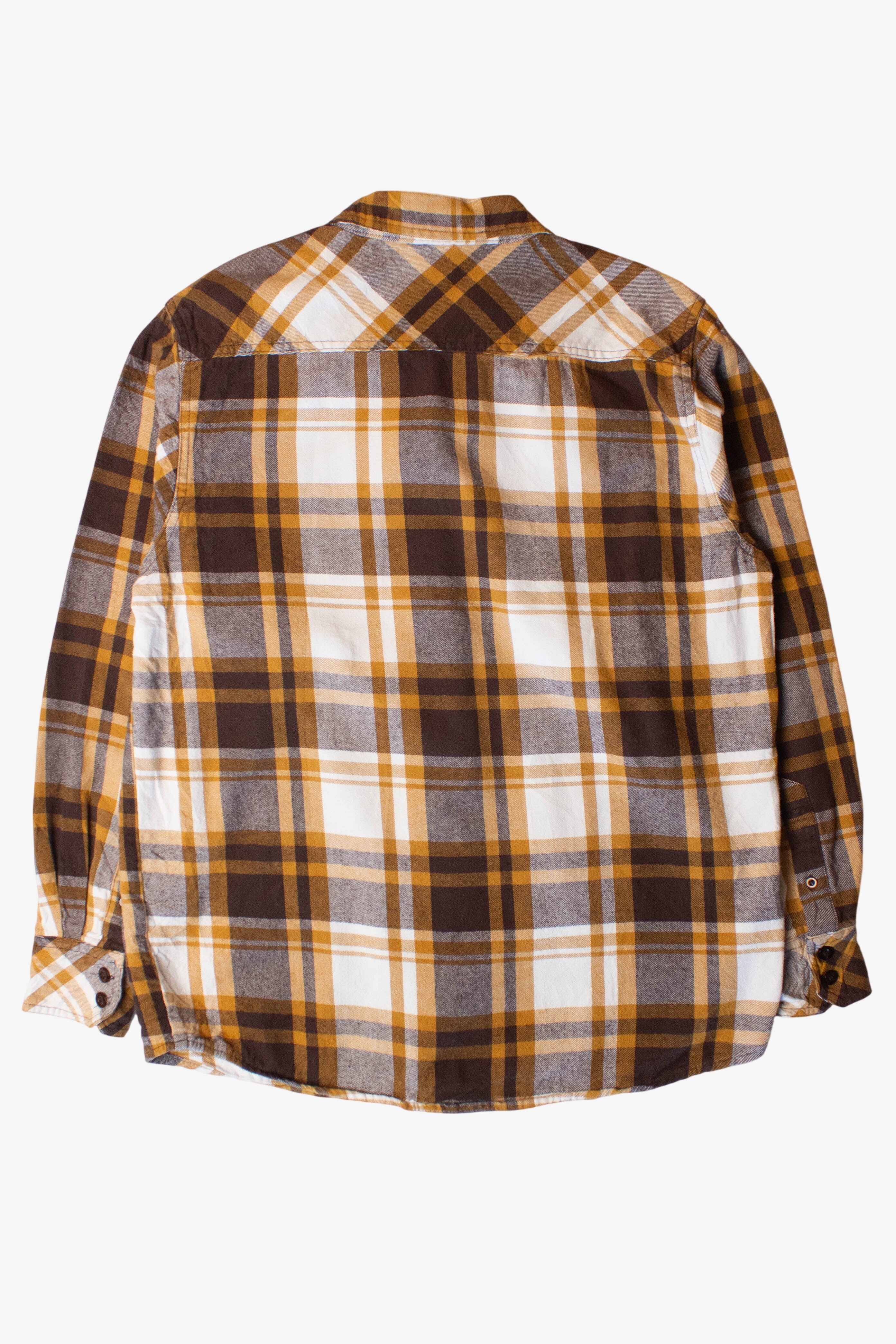 Brown & Mustard Flannel Shirt (2000s)
