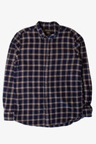 Navy Blue French Connection Flannel Shirt (2000s)
