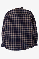 Navy Blue French Connection Flannel Shirt (2000s)
