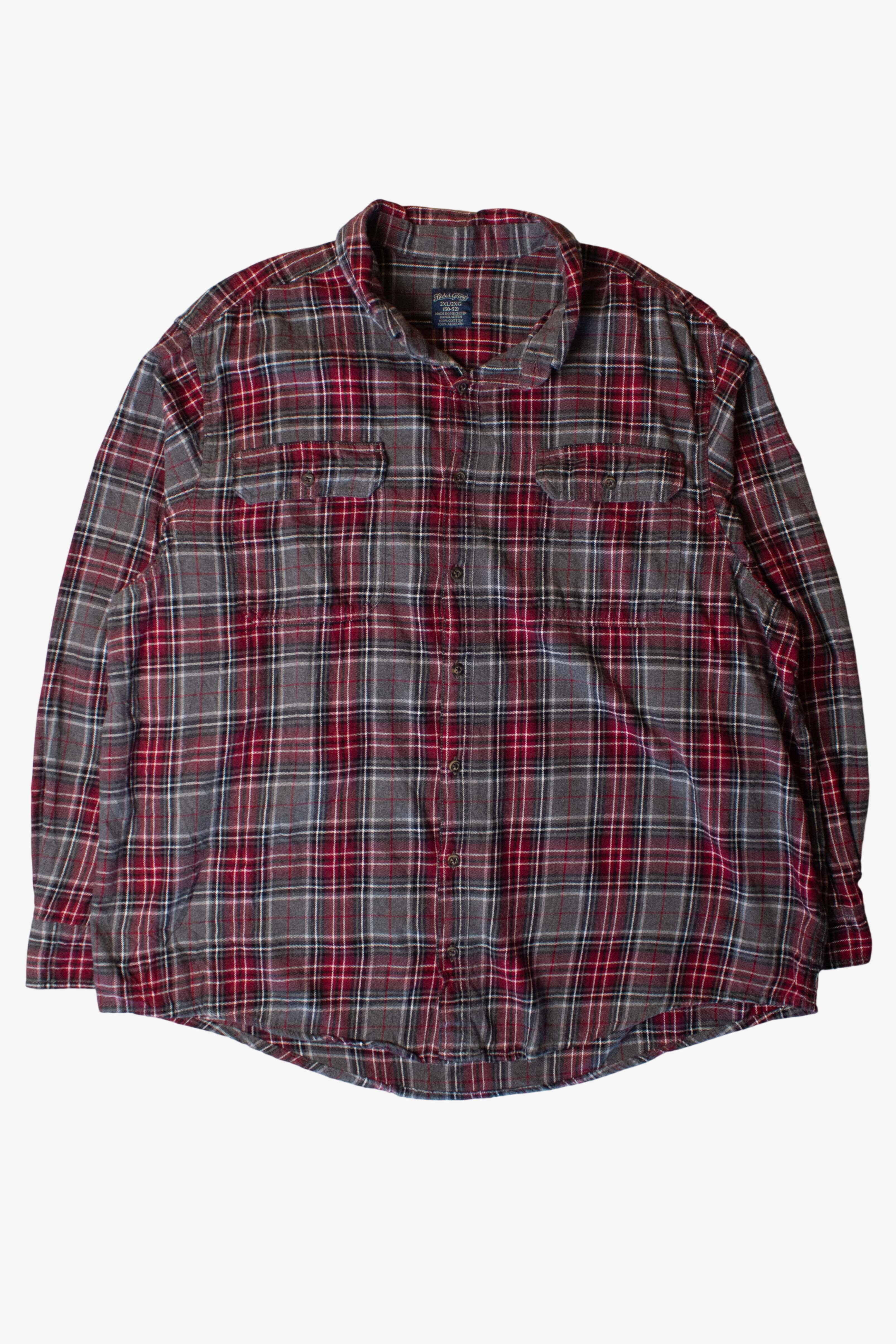Gray & Red Flannel Shirt (2000s)