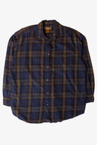 Olive & Blue Brazos Flannel Shirt (2000s)