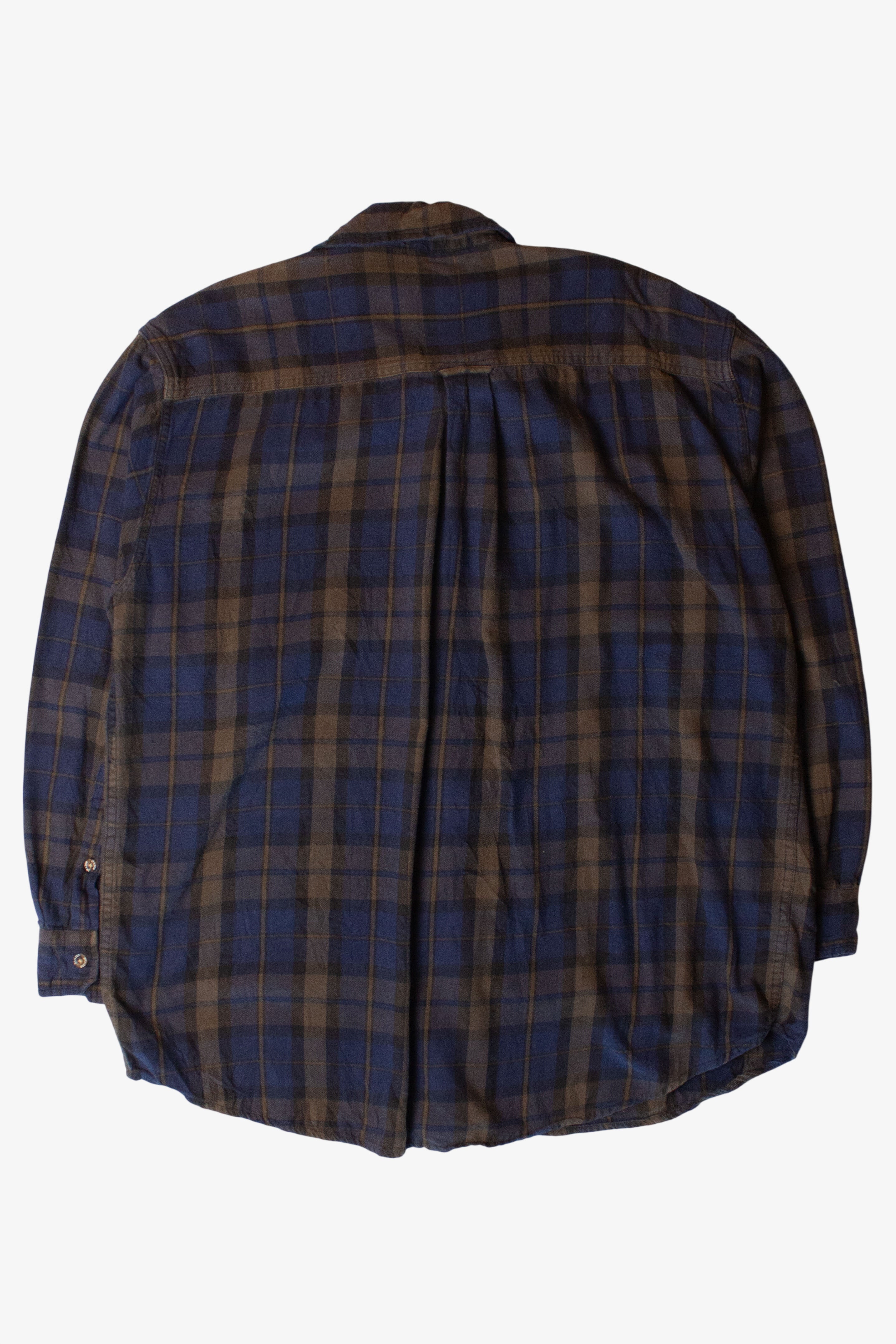 Olive & Blue Brazos Flannel Shirt (2000s)