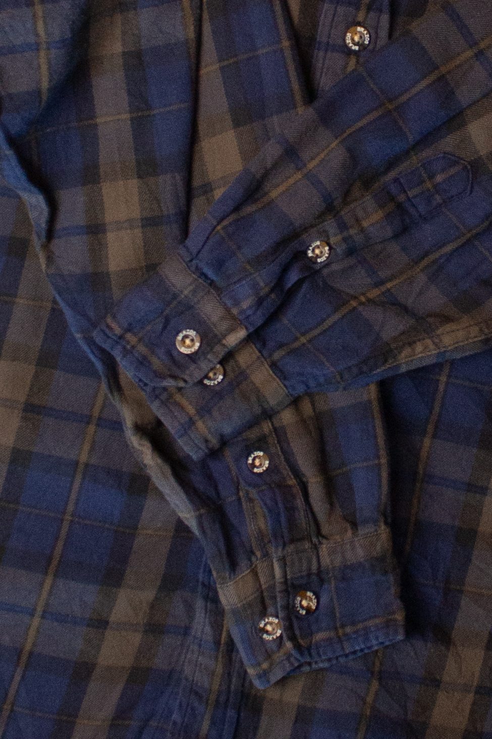 Olive & Blue Brazos Flannel Shirt (2000s)