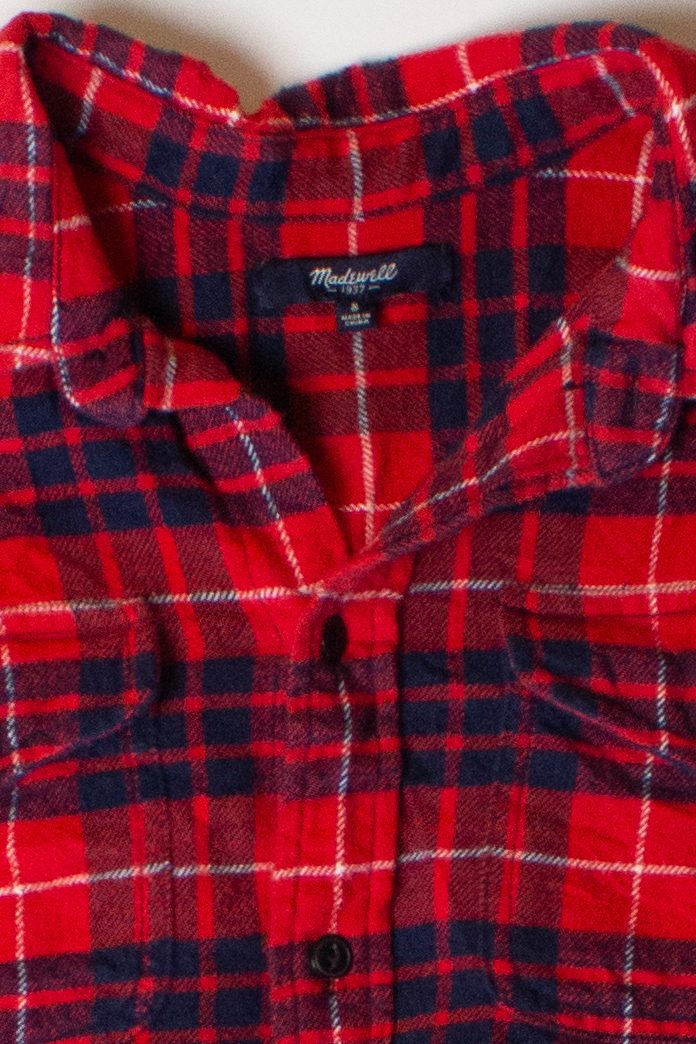 Red Madewell Flannel Shirt (2000s)