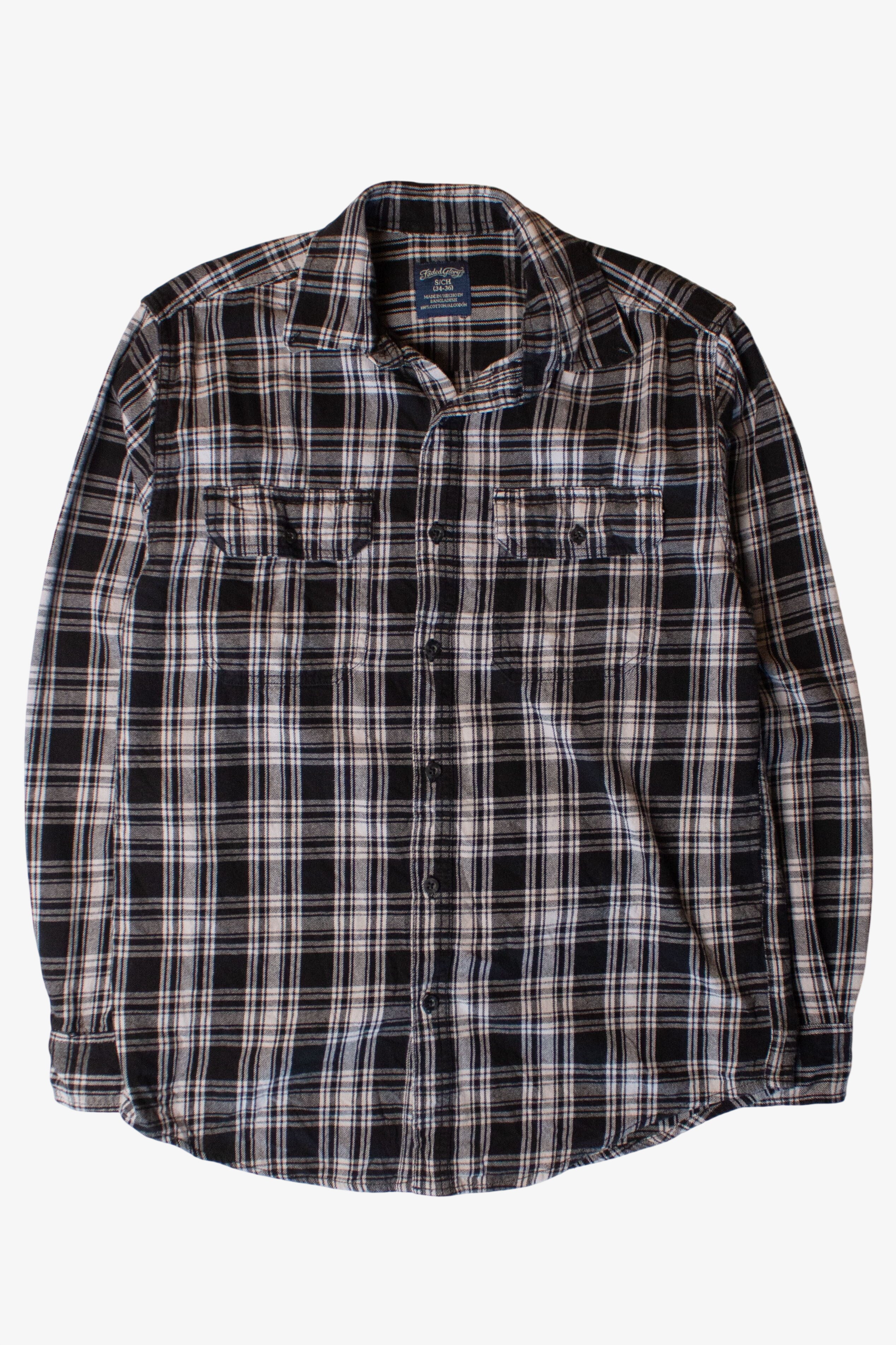 Black Faded Glory Flannel Shirt (2000s)