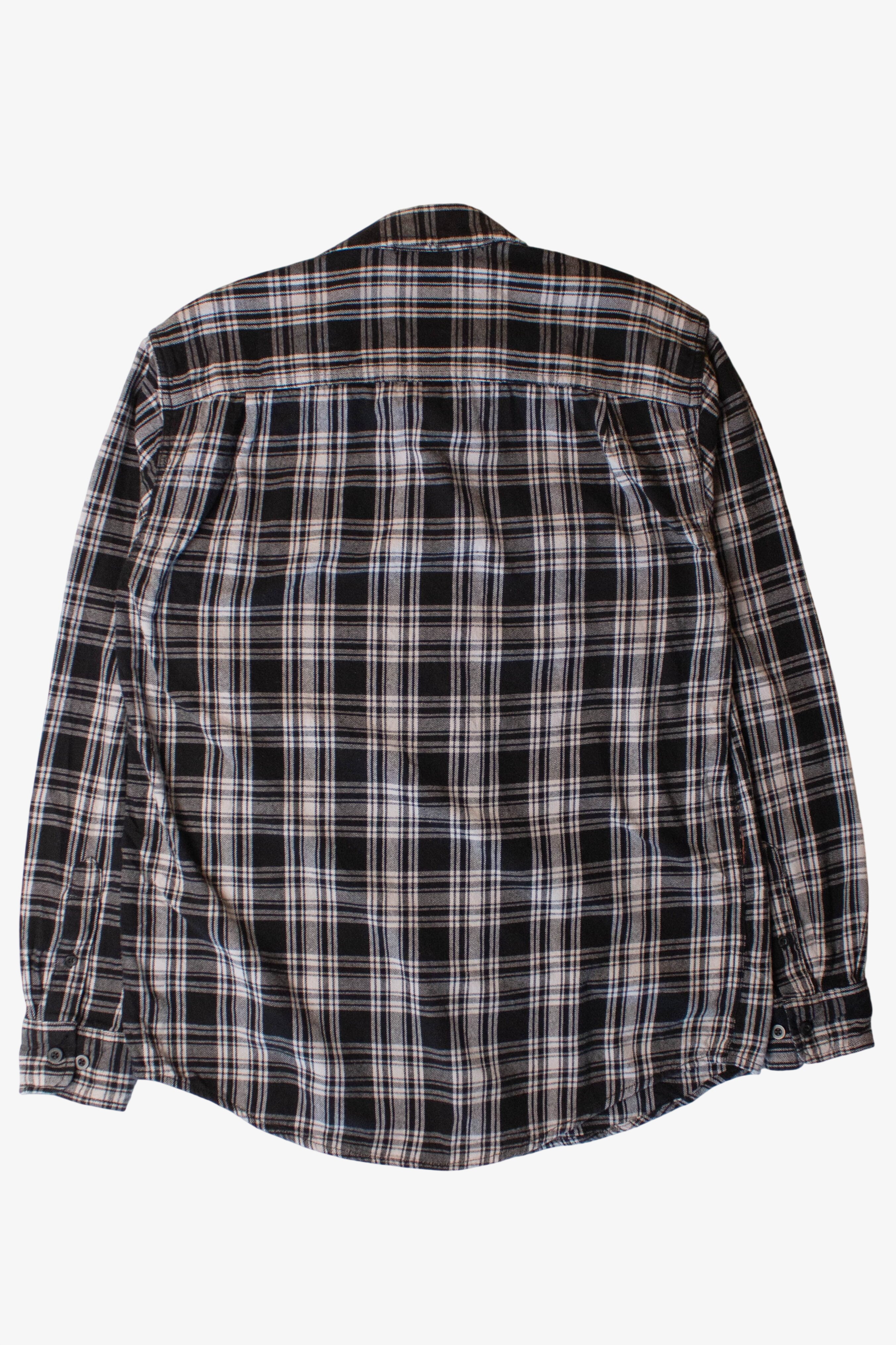 Black Faded Glory Flannel Shirt (2000s)