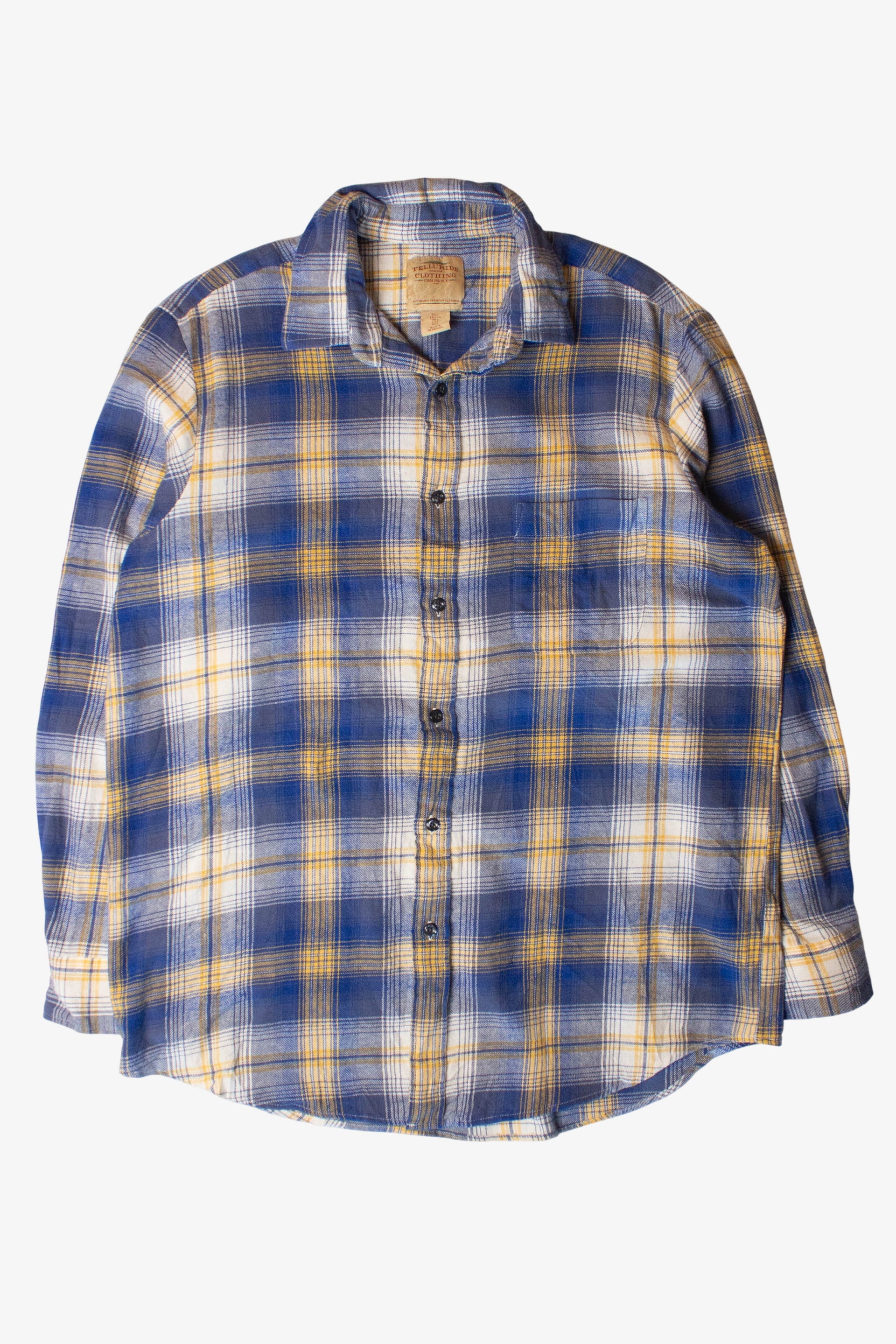 Blue & Yellow Flannel Shirt (2000s)