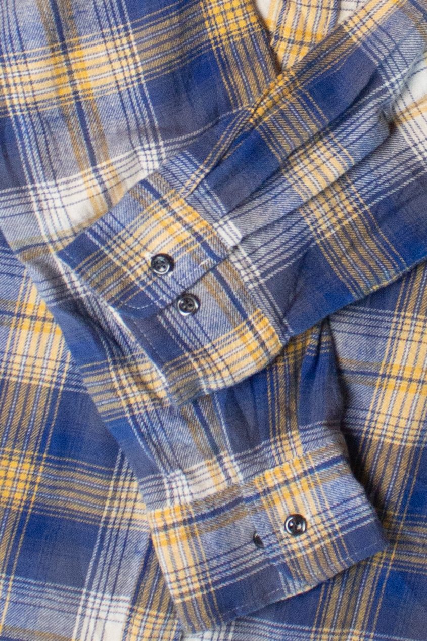 Blue & Yellow Flannel Shirt (2000s)