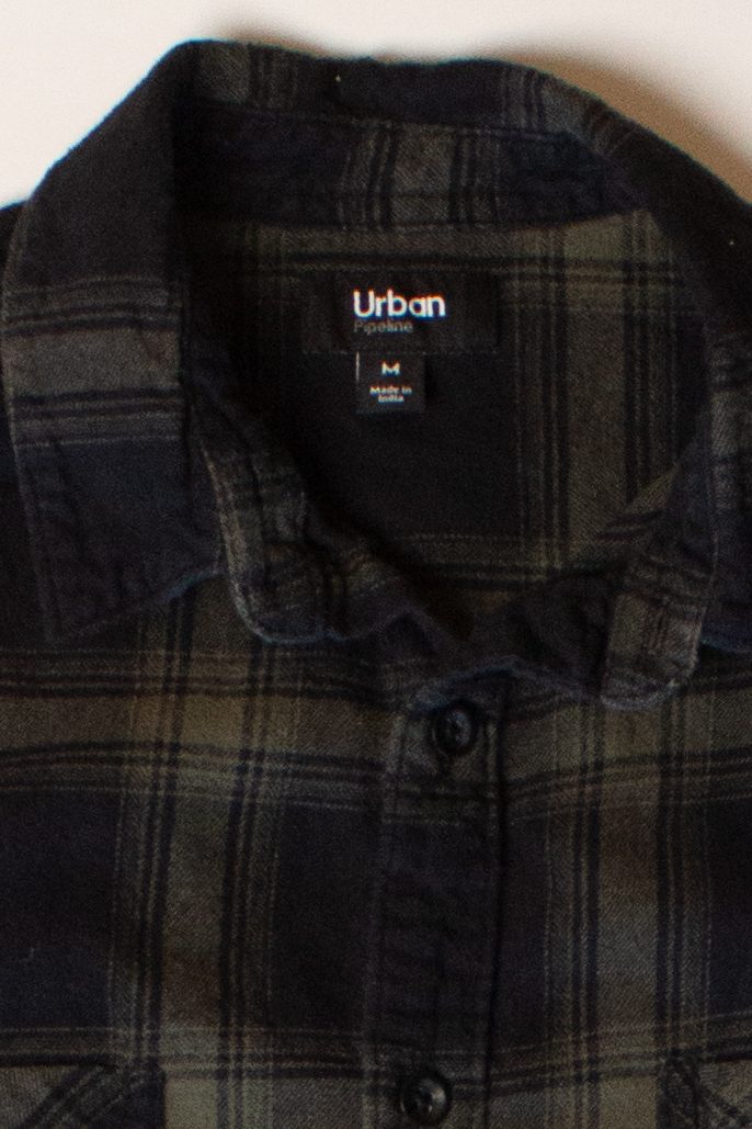 Green & Black Flannel Shirt (2010s)