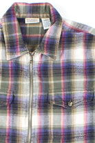 Vintage Zip Flannel Shirt 1601