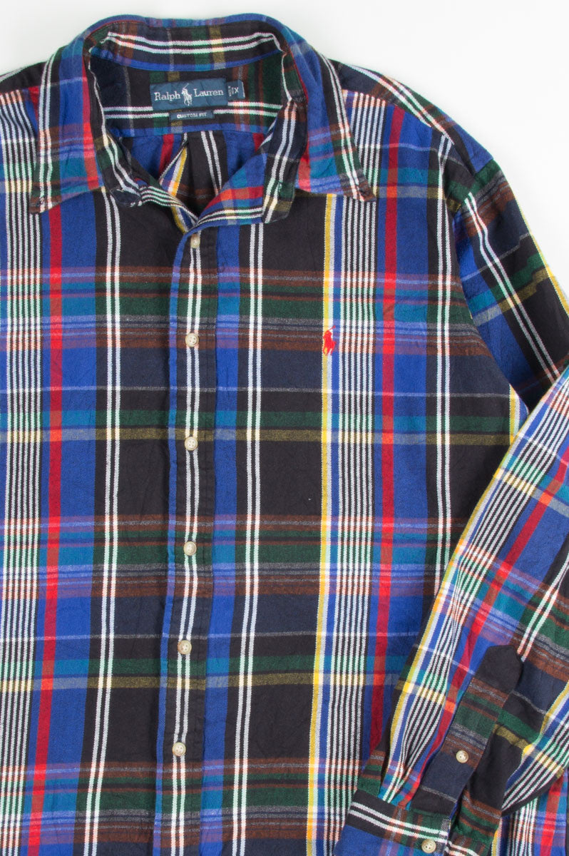 90s Polo Plaid Vintage Flannel Shirt 2461