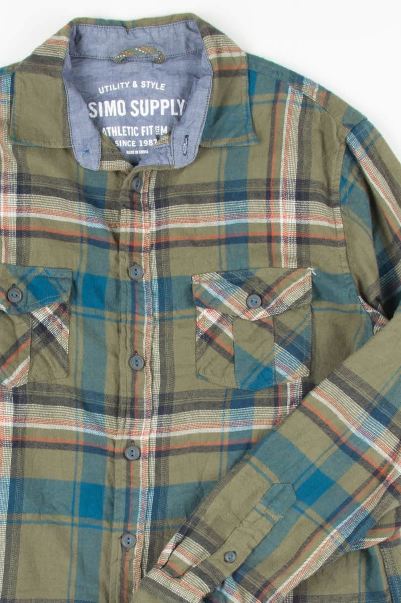 Olive Vintage Flannel 2510