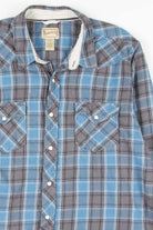 Blue Western Vintage Flannel 2522