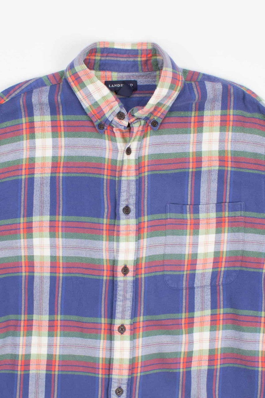 Oversized Vintage Plaid Flannel