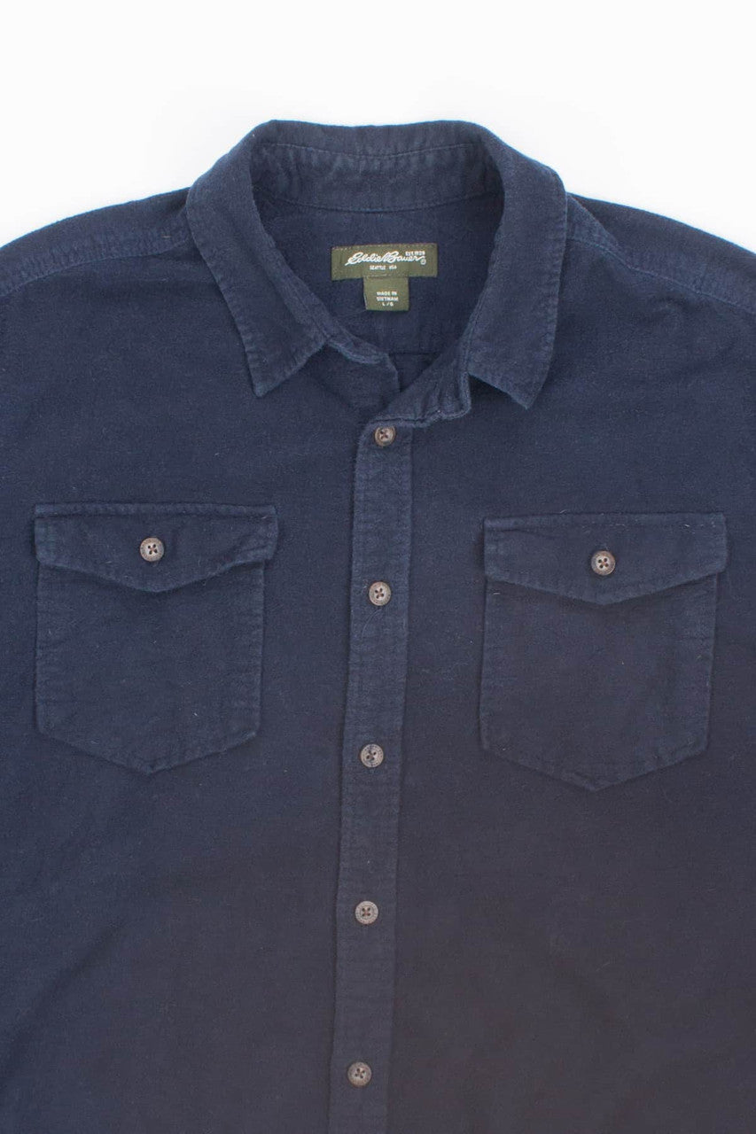 Eddie Bauer Navy Chamois Shirt