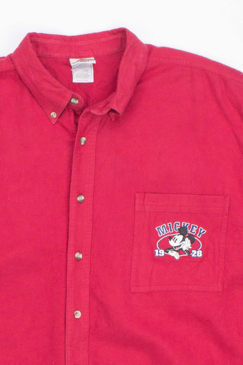 Vintage Mickey Chamois Flannel