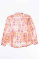 Pumpkin Spice Bleached Flannel Shirt
