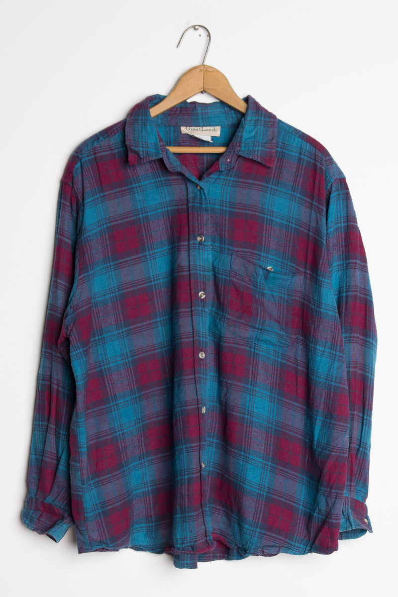 Vintage Flannel Shirt 1064