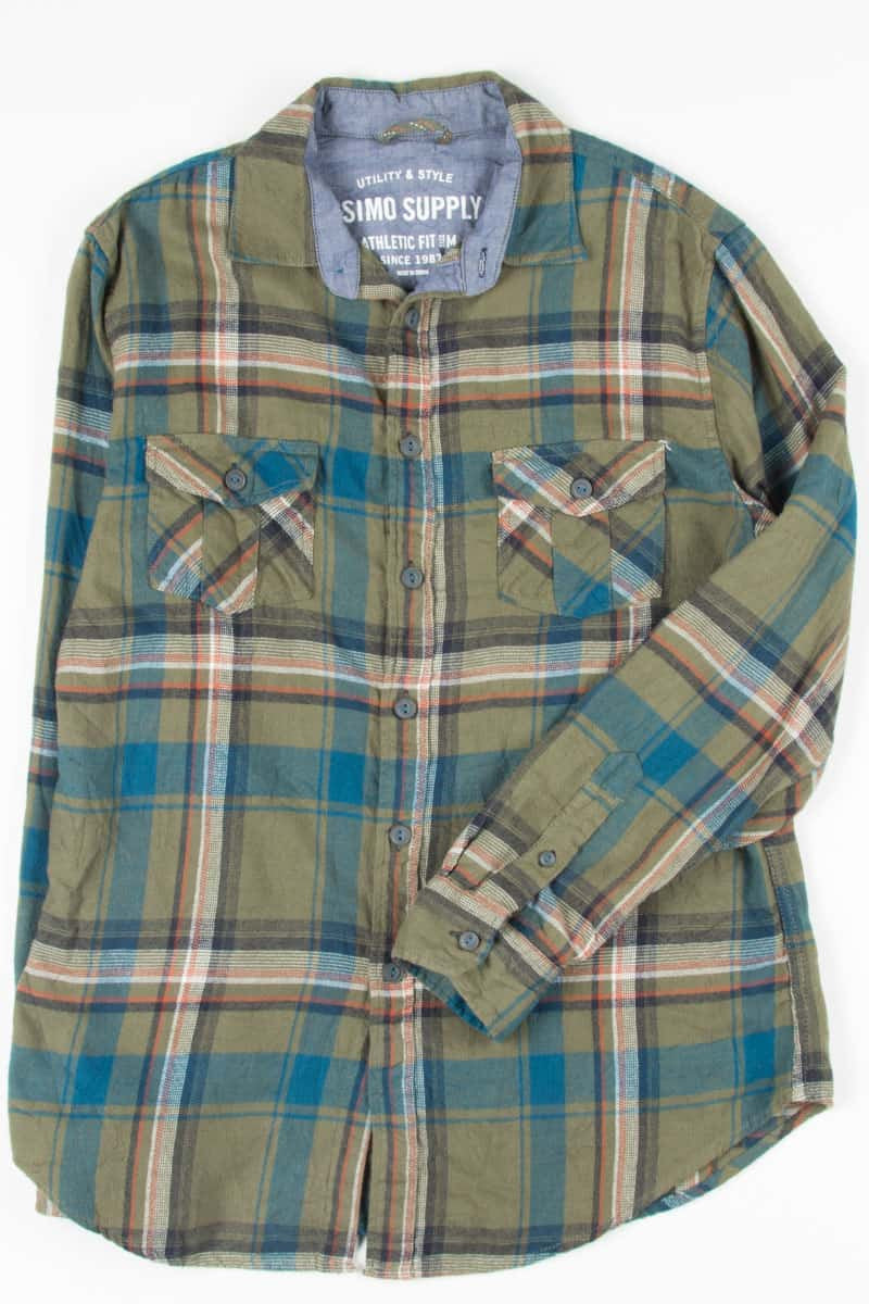 Olive Vintage Flannel 2510