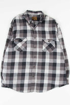 Black Checkered Vintage Flannel 2540