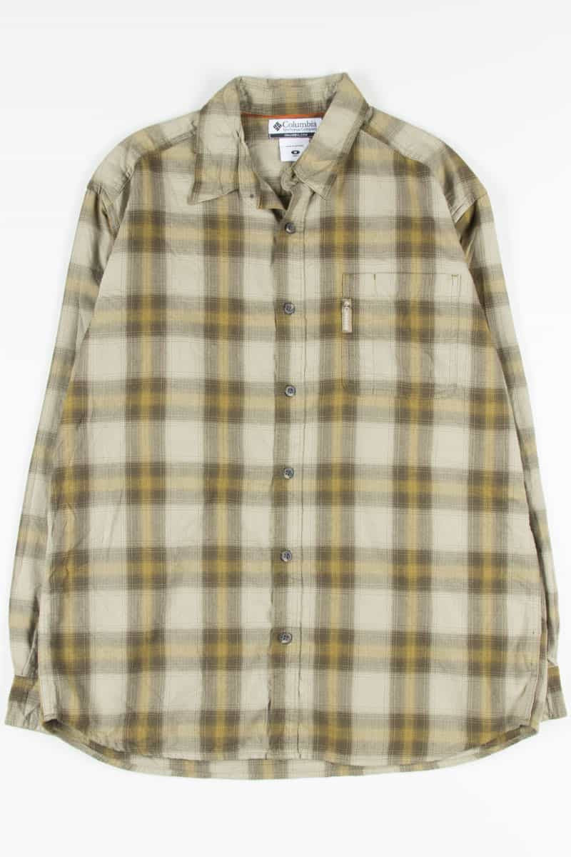 Tan Columbia Vintage Flannel 2554