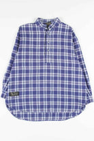Blue Pullover Vintage Flannel 2560