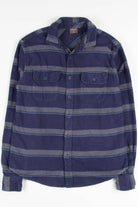 Blue Striped Vintage Flannel 2661